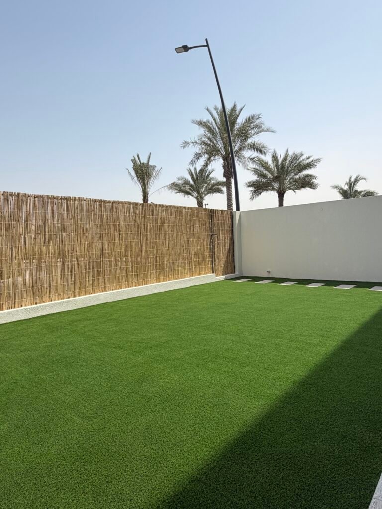 Landscape design Dubai new build villa garden